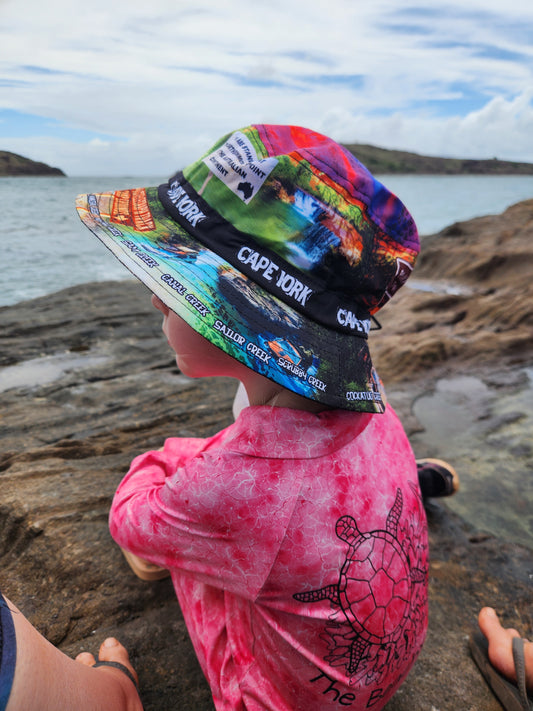 Fishing & Outdoor Romper - Pink Lagoon